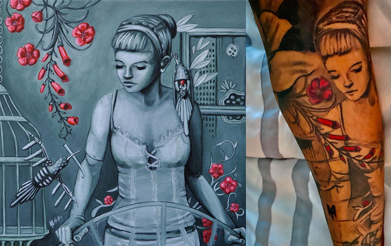 A tattoo of Atrium - by Marie Murphy Barr