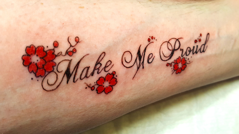 Make Me Proud - My tattoo for Re
