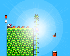 Full-on view of Mario's sparkly noggin.