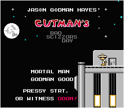 Hacked Rom Reviews: Cutman's Bad Scizzors Day!