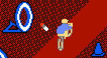 The obstacle course! Fun for Knife Boy! FUN!