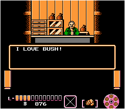 I'm just not "in love" with Bush.