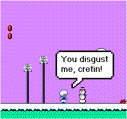 Beat it, Frosty.