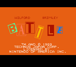 Wilford Brimley Battle Title Screen!