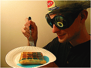 Yet another blue food product enters my digestive system :o
