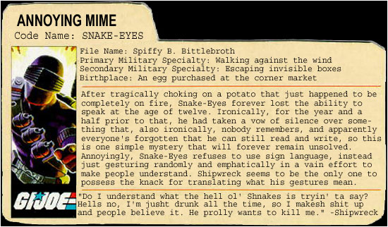 Snake-Eyes!