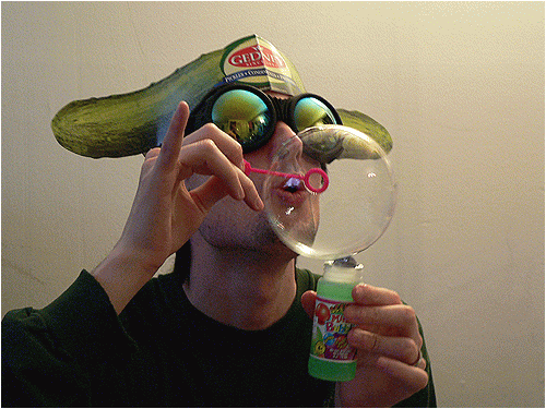 BUBBLE BLOWING MASTERY TAKES YEARS OF PRACTICE