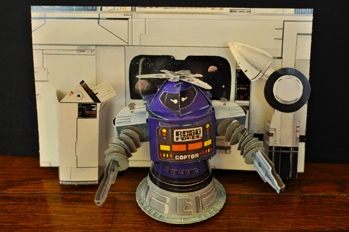 The Robo Force Punch-Out Toy Book: Coptor!