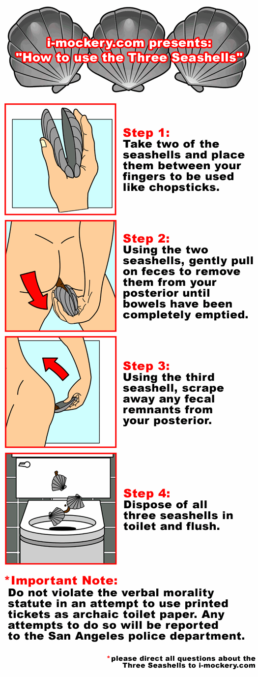 How to use the Three Seashells!