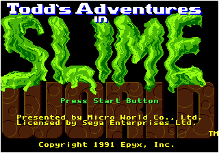 Todd's Adventures In Slime World!
