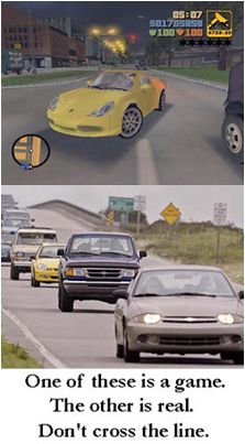 hint: the bottom pic is the game, the top pic is real.