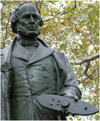 Listen to the statue, for he is wise.