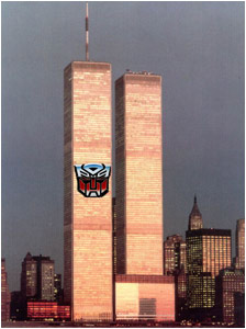Bad idea... especially with all those Decepticons that turn into flying planes 'n all.